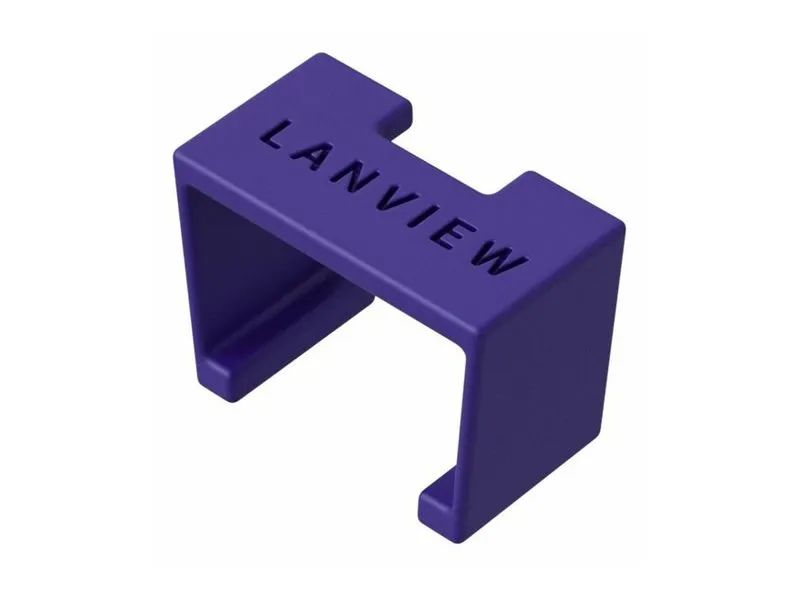 Lanview LVT-SC-P - Farbcodierungsclip - Violett - Kunststoff - Cat6a - 10 mm - 5 mm
