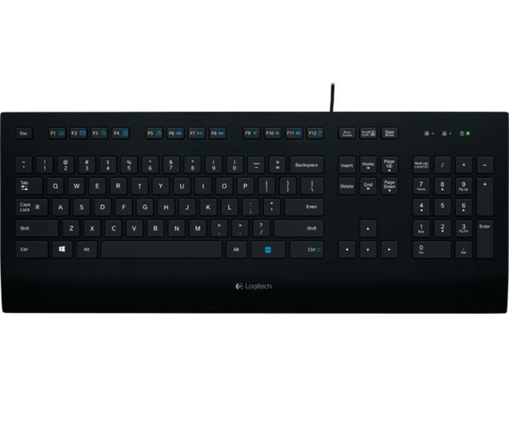 Logitech K280e - Tastatur - USB - Deutsch - Schwarz