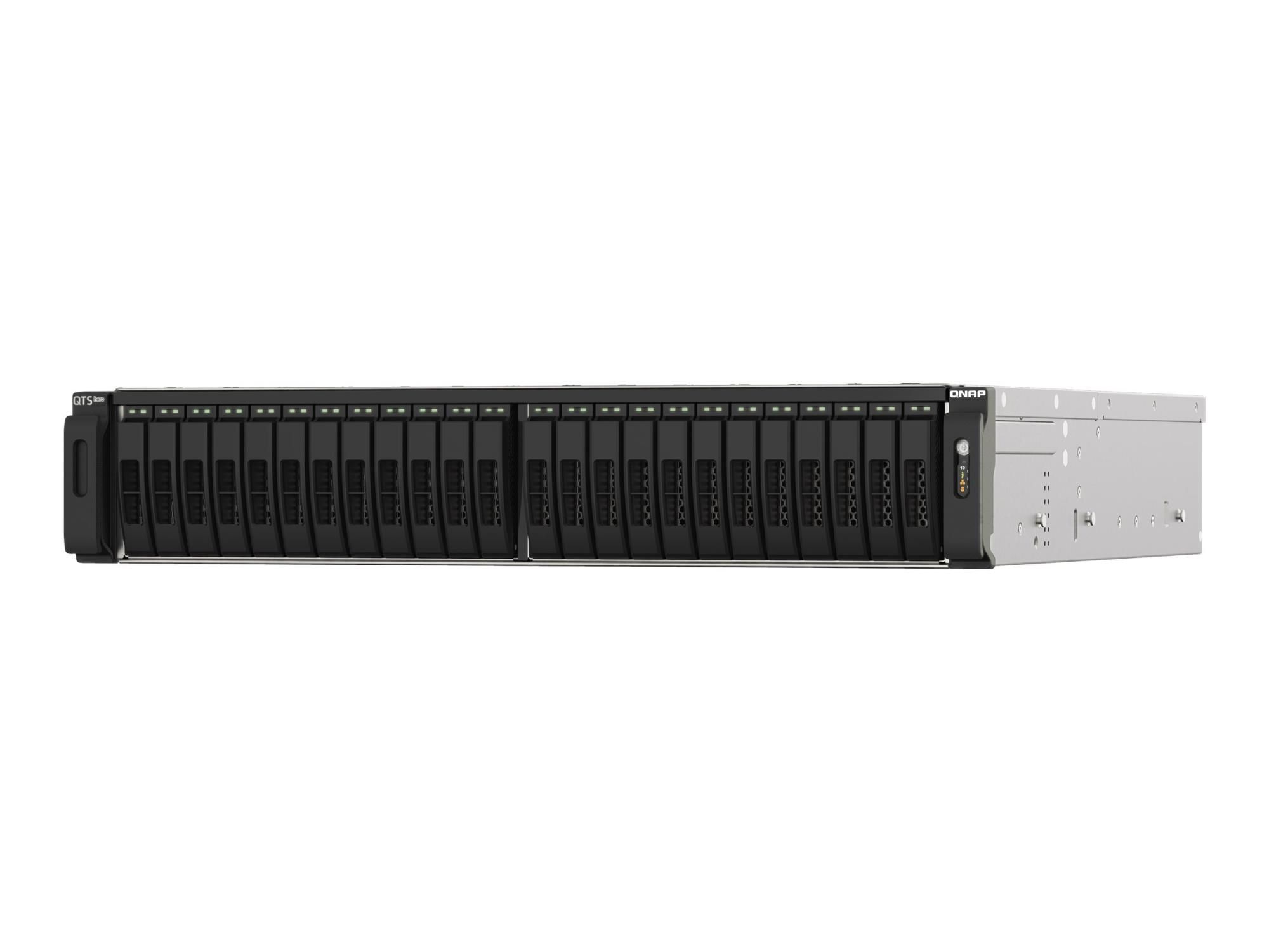 QNAP TS-H2490FU-7302P-256G - NAS-Server - 24 Schächte - Rack - einbaufähig - PCI Express 3.0 x4 (NVMe)