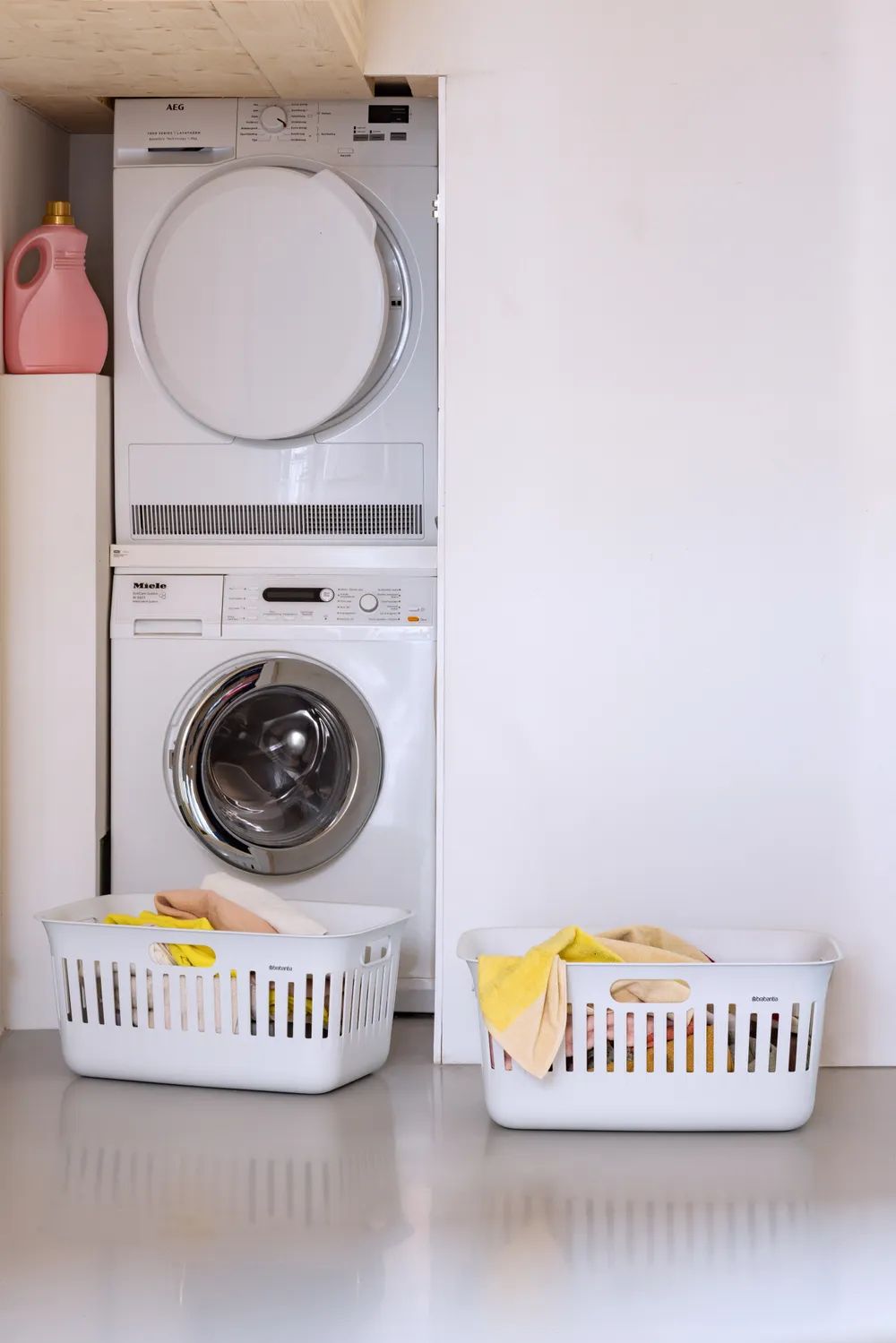 Brabantia Collect-It Wäschekorb 40 L, 2-er Set - White