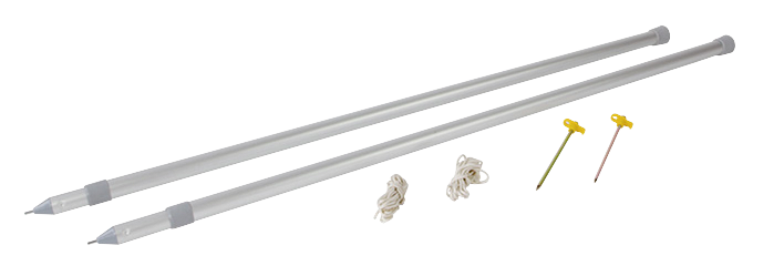 Fiamma Kit Poles für Rear Door Cover