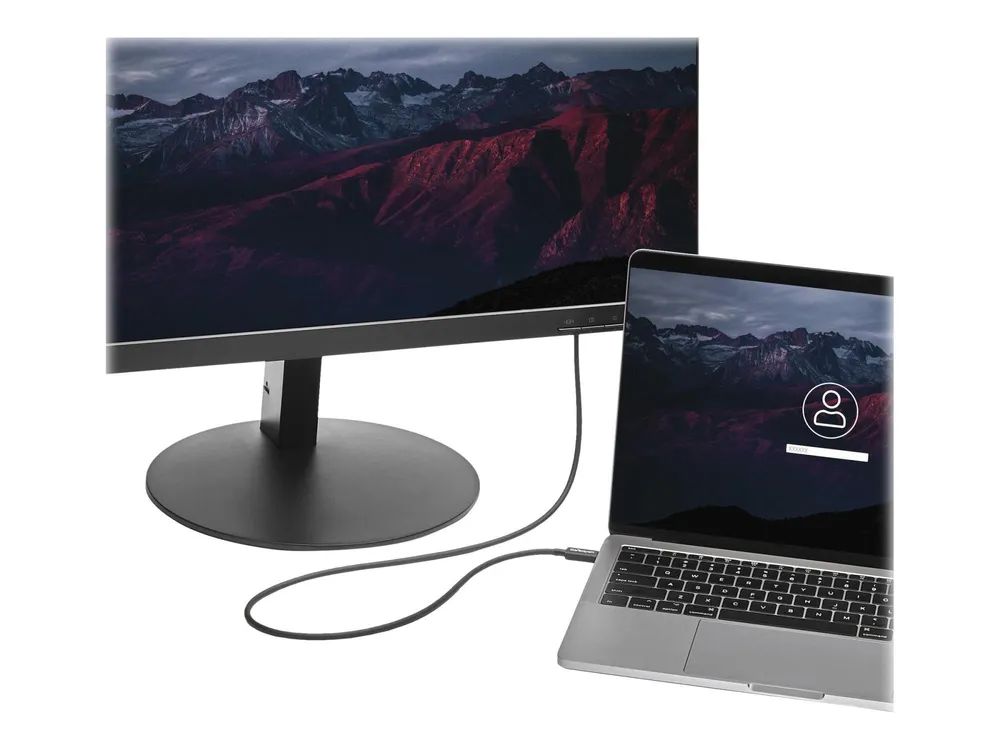 StarTech.com 2m (6.6ft) Thunderbolt 3 Cable, 20Gbps, 100W PD, 4K Video, Thunderbolt-Certified, Compatible w/ TB4/USB 3.2/DisplayPort - Thunderbolt-Kabel - 24 pin USB-C (M)
