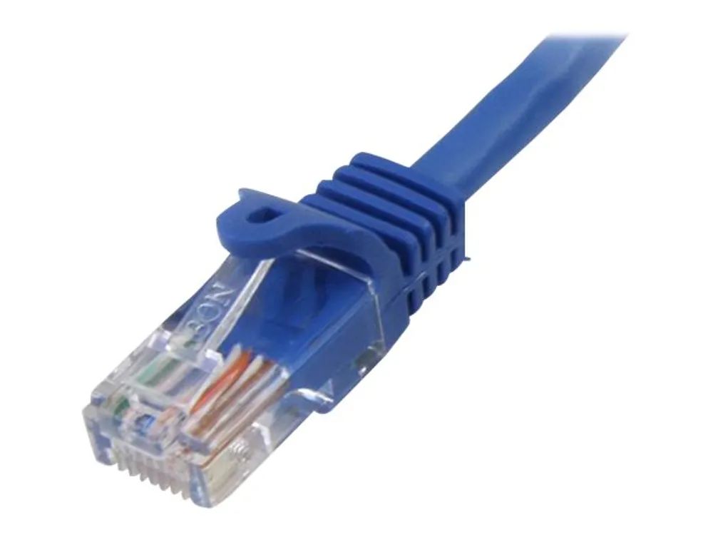 StarTech.com 0,5m Cat5e Ethernet Netzwerkkabel Snagless mit RJ45 - Cat 5e UTP Kabel - Blau - Patch-Kabel - RJ-45 (M)