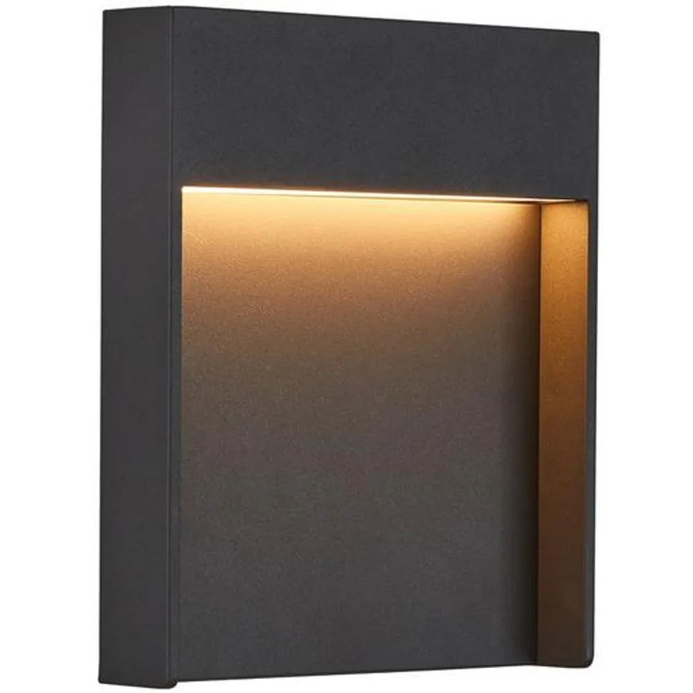 SLV LED WANDLEUCHTE 3000K / SLV FLATT ANTHRAZ.26S616 1002952