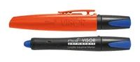 Pica Marker VISOR - Blau - Breite Spitze - Schwarz - Blau - Orange - Kunststoff - Glas - Metall - Kunststoff - Reifen - Holz/Laminat - Fettdruck