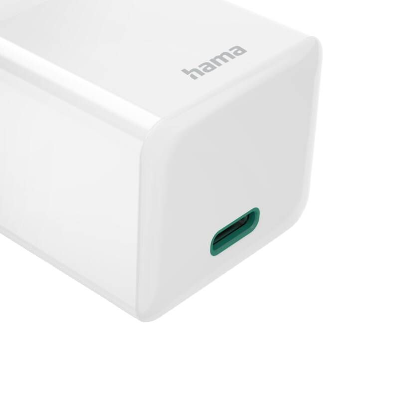 Hama 125139 Mini-Lader,GaN, USB-C, PD/QC, 30W