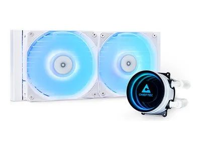 Chieftec Iceberg 240 - Prozessor-Flüssigkeitskühlsystem - Kühlergröße: 240 mm - (für: LGA1150, LGA1151, LGA1155, LGA1156, LGA1200, LGA1700, LGA1851, AM2, AM2+, AM3+, AM4, AM5, FM1, FM2, FM2+)