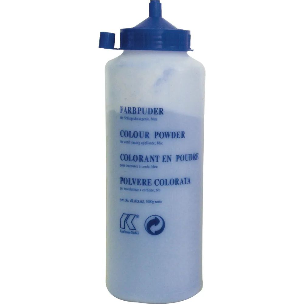 KAUFMANN Farbkreide blau in Pulverform 360 Gramm in Flasche