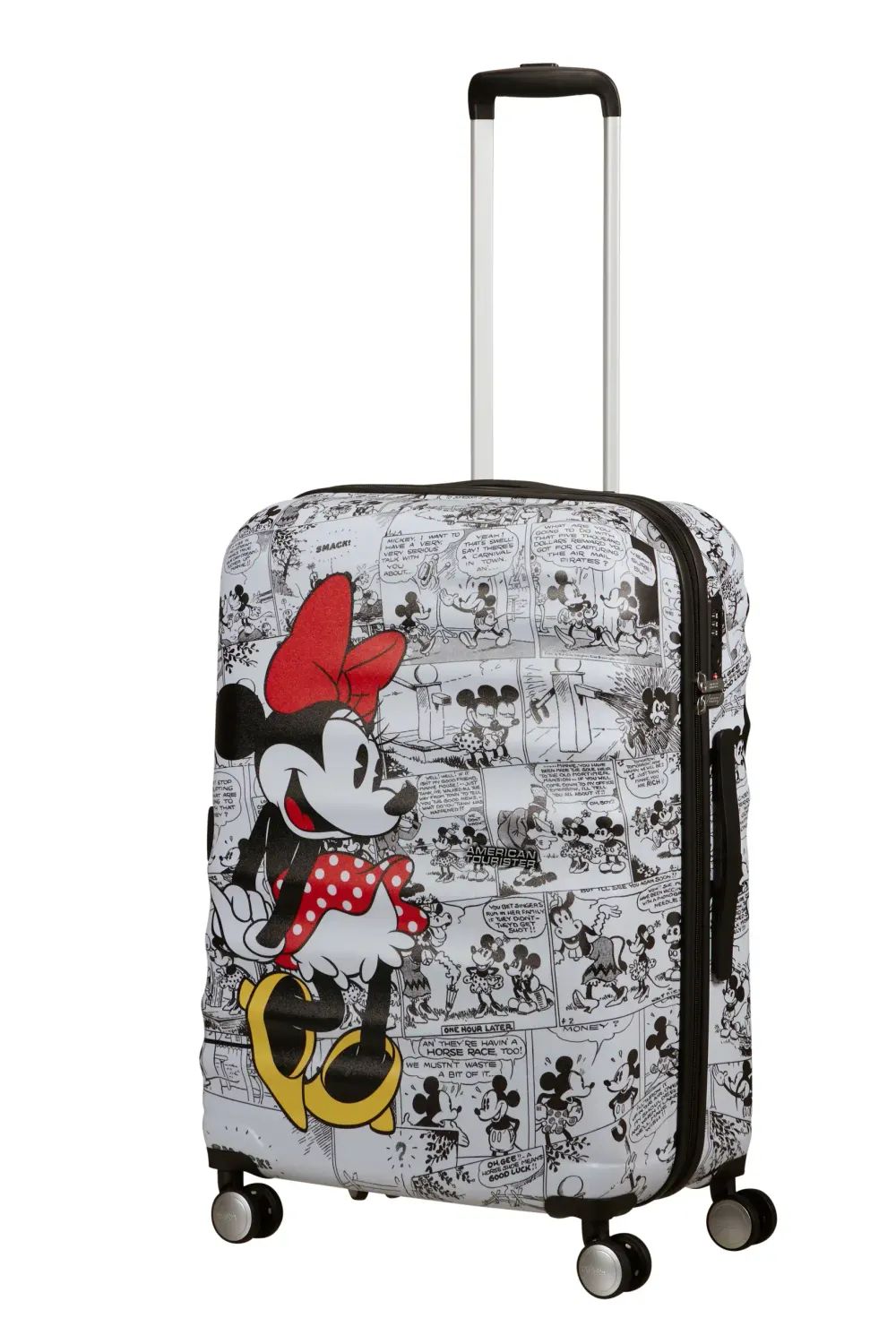AMERICAN TOURISTER WAVEBREAKER SPIN.67/24, MINNIE COMICS WHITE Open-Box
