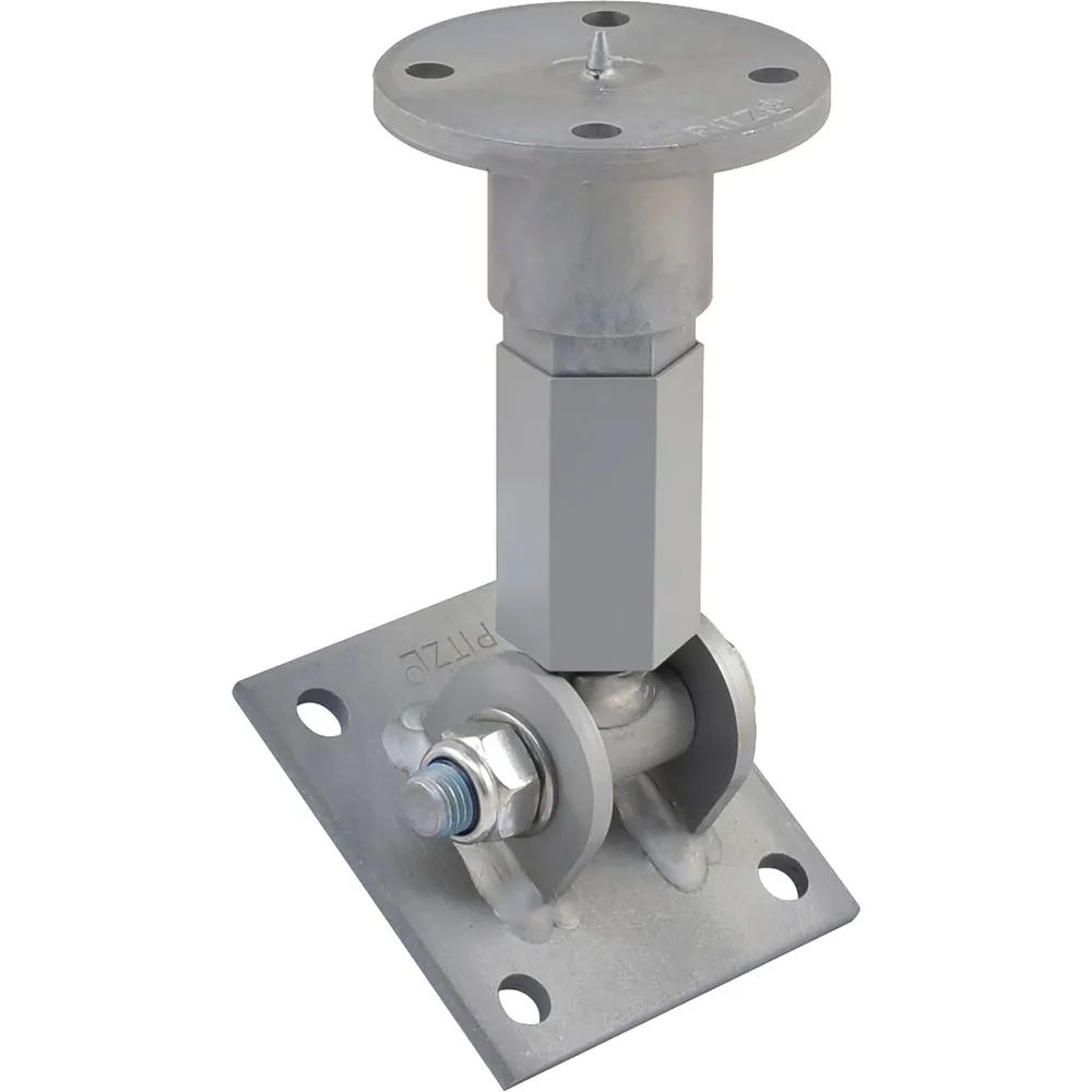 PITZL Pfostenträger PTP neigbar 10529.7098 ZiNiP beschichtet Stecksystem Z