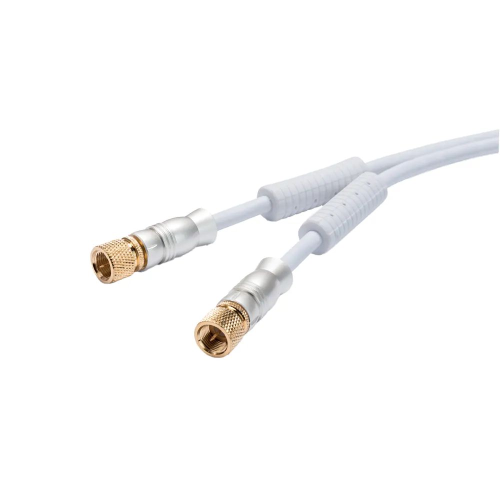 VIVANCO Receiveranschlusskabel 110dB, 3m mit Ferritkern