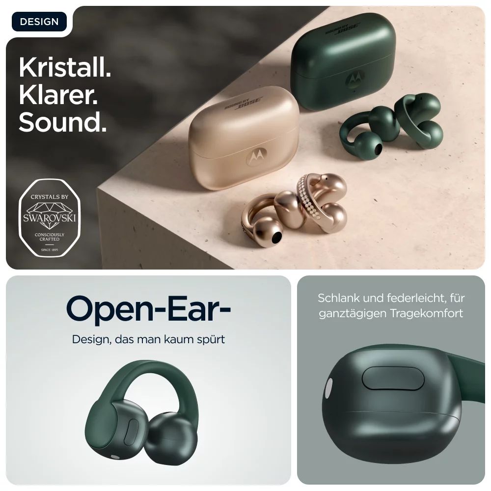 MOTOROLA moto buds loop, Trekking Green