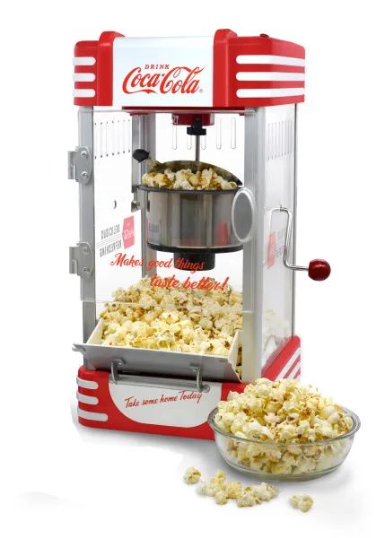 COCA COLA Popcornmaker Retro Coca Cola 310W 10Tassen