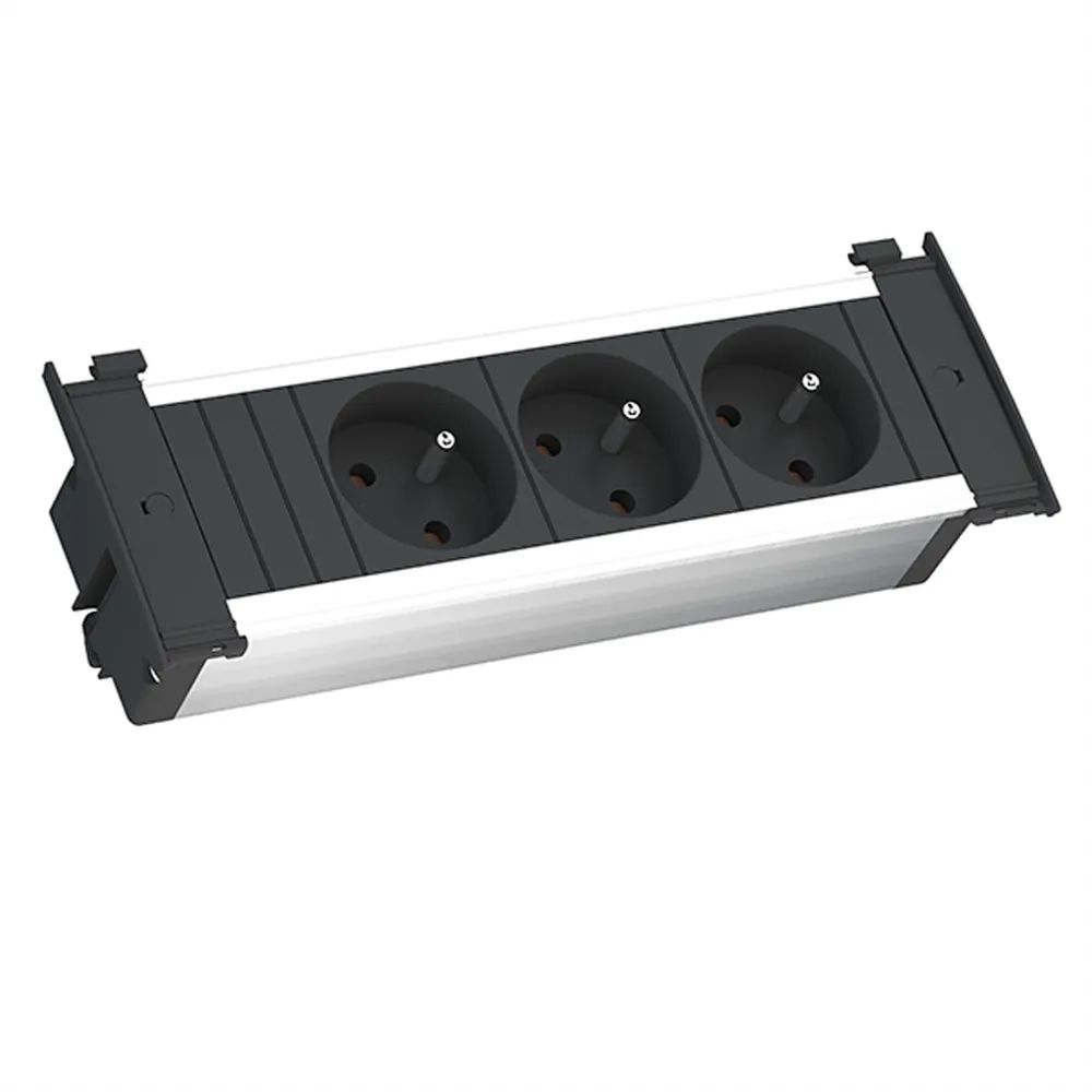 BACHMANN KAPSA S 3xUTE sw Strom 2,0m CEE7/7