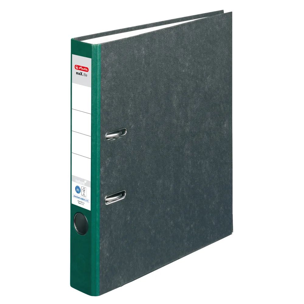 herlitz Ordner maX.file nature, A4, 5cm, grün