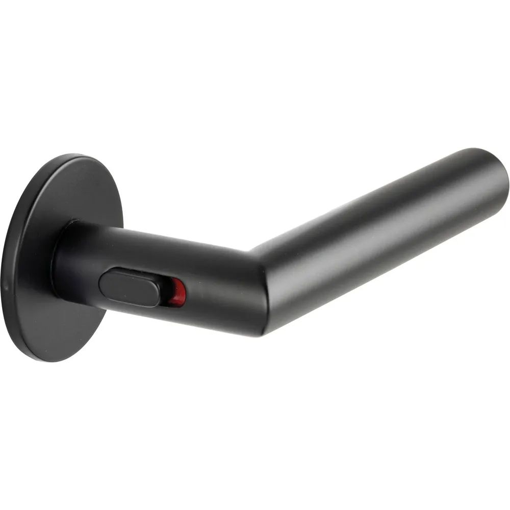 MARCHESI Drückerpaar GEHRUNG Smart Look, Türstärke 38-45 mm, Edelstahl schwarz