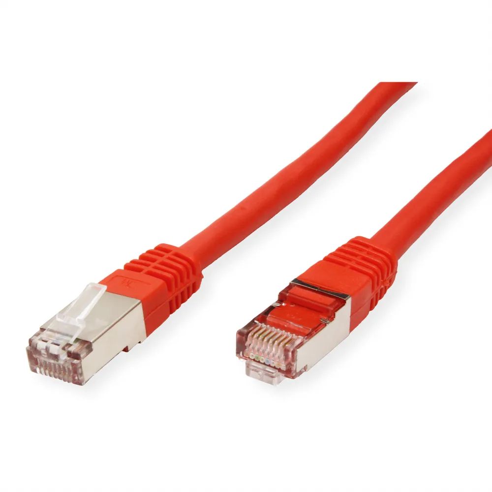 VALUE Patchkabel Cat.6 (Class E) S/FTP (PiMF), rot, 1,5 m