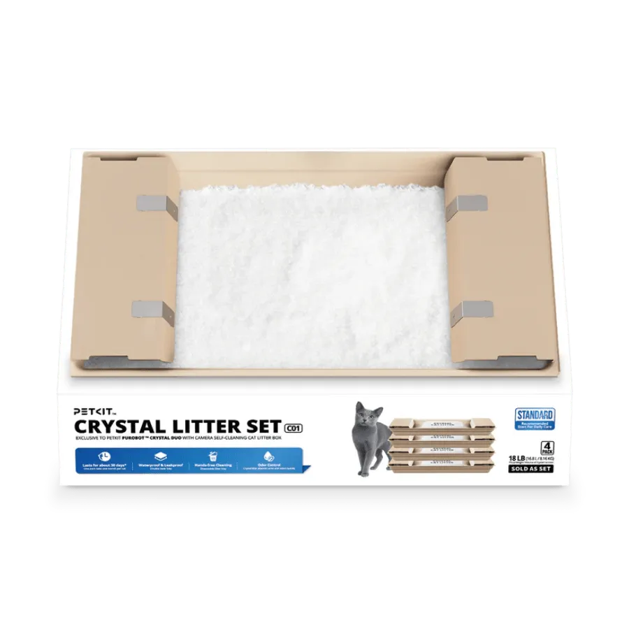 PETKIT Crystal PH Katzenstreu - 4 Beutel C01