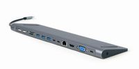 Gembird Cablexpert A-CM-COMBO9-01 - Dockingstation - USB-C 3.1