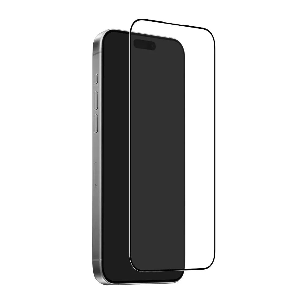 PURO Displayschutzglas Fullscreen mit Applikator für iPhone 17, 2,5D