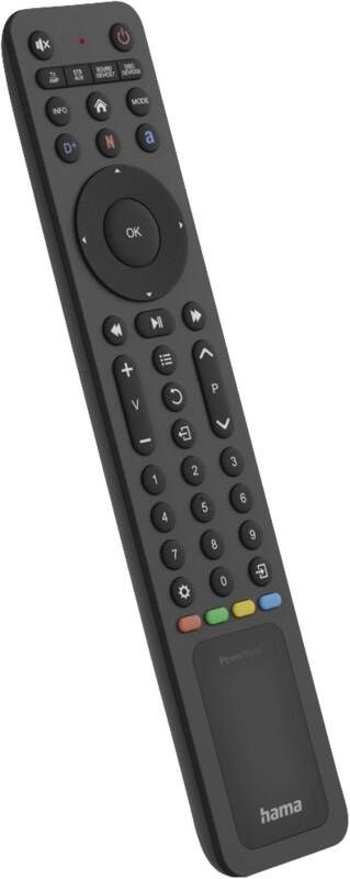 Hama Universal-Fernbedienung TV, IR, Solar, für 8 Geräte, lernfähig, App-Tasten