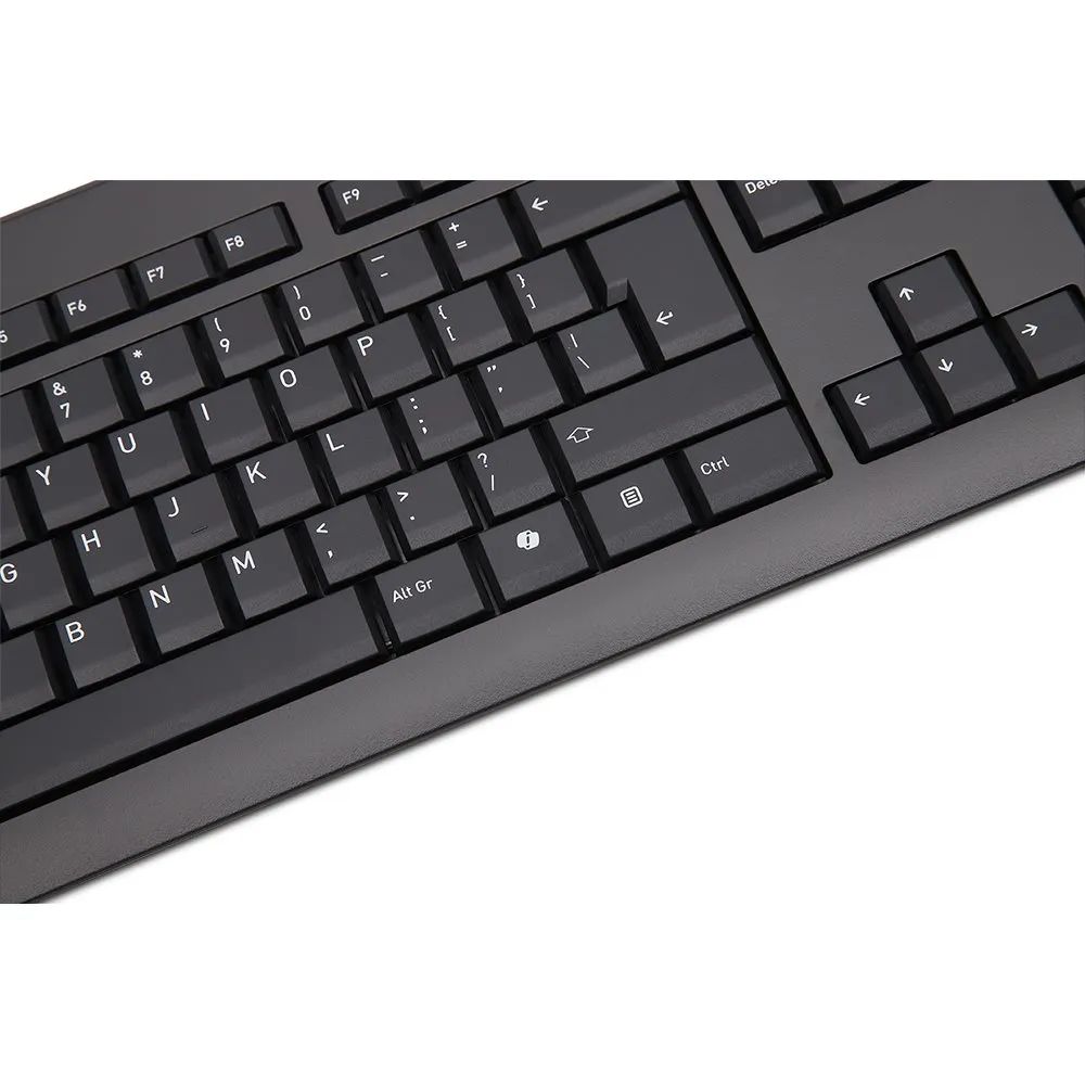 TERRA Keyboard 1500 Corded[US/EU] USB black Copilot QWERTY 105 toetsen - Tastatur - 105 Tasten