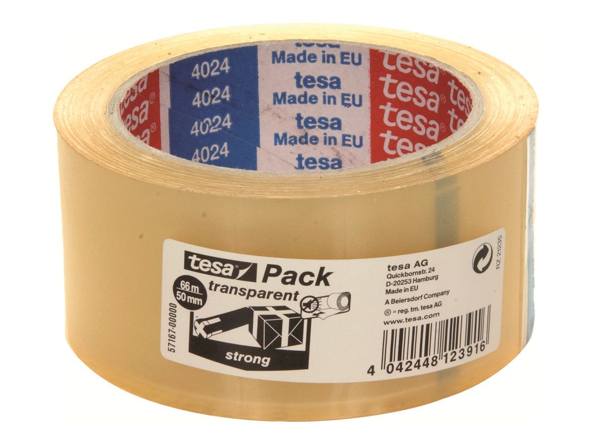 Tesa Tesapack Strong - Packband - 50 mm x 66 m - Polypropylen