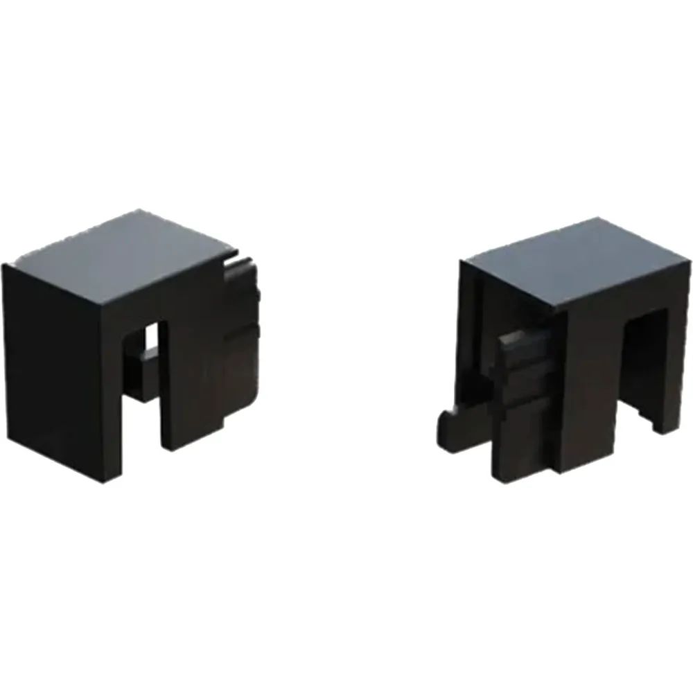 DOMUS LINE Aluprofil Andy Endkappe links, rechts schwarz