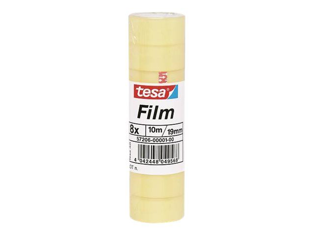 Tesa Standard - Büro-Klebeband - 13 mm x 10 m - Polypropylenfilm - transparent (Packung mit 8)