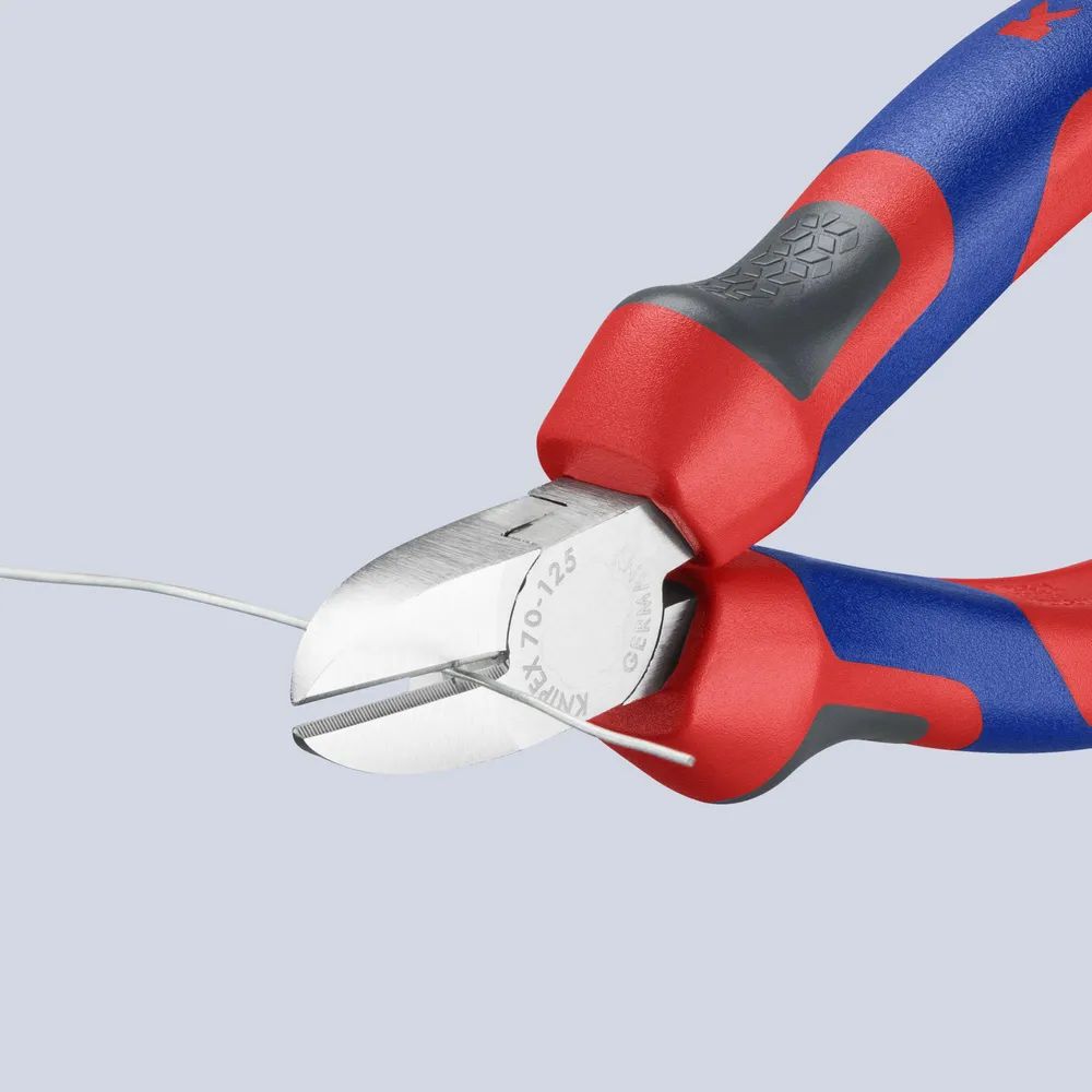 KNIPEX Seitenschneider mit Comfort-Griffen verchromt 125 mm