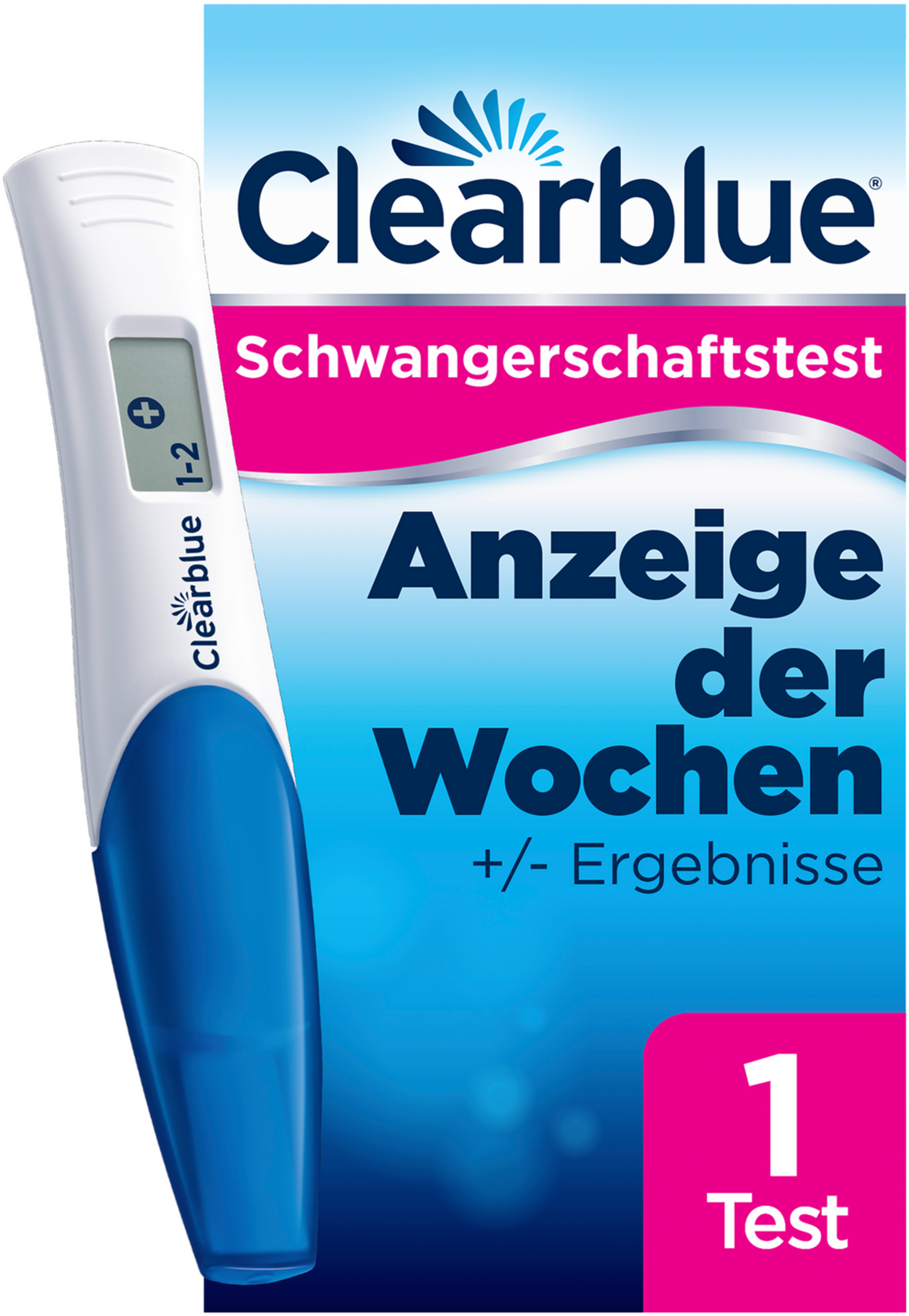 Clearblue Anzeige der Wochen DIGITAL