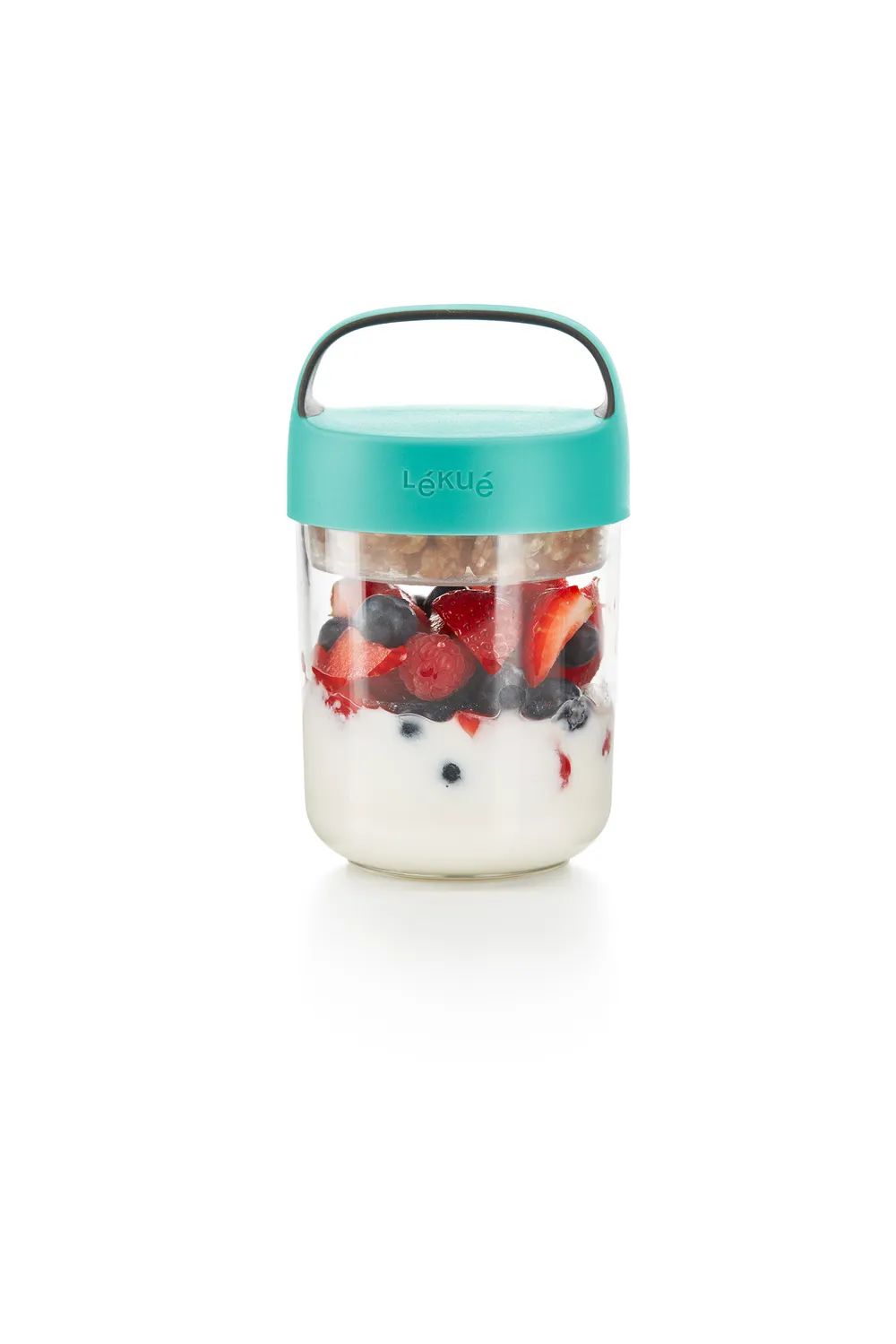 Lékué Becher To Go 400 ml - Turquoise