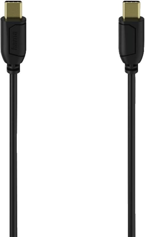 Hama 74266 USB-C auf USB-C, Flexibel, 0,75m