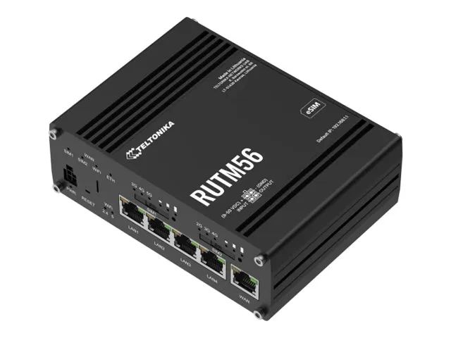 Teltonika RUTM56 - Wireless Router - Netz - WWAN 4-Port-Switch