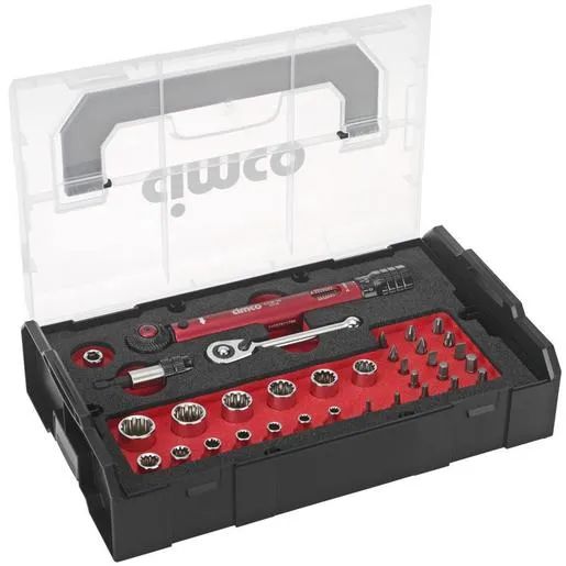 Cimco DREHMOMENT-WERKZEUGSATZ 34-TLG / CIMCO DMS SATZ34 1/4Z 112848