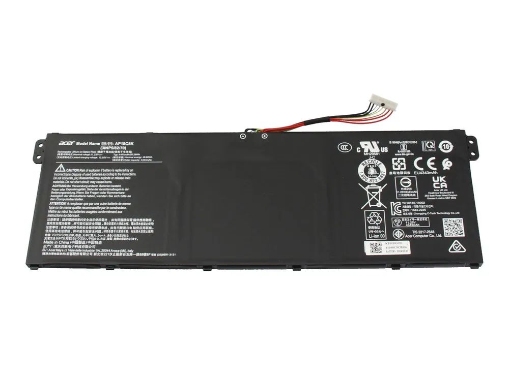 Acer KT.00304.012 Akku 50.29Wh Original AP18C8K - Batterie - 4.200 mAh
