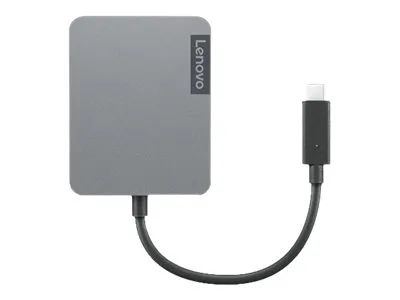 Lenovo USB-C Travel Gen2 - Hub - 1 x VGA + 1 x HDMI + 1 x 1Gb Ethernet + 1 x SuperSpeed USB