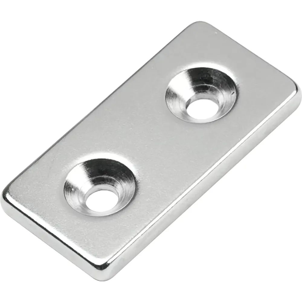 SUPERMAGNETE Quadermagnet 40x20x4mm, Haftkraft 12 kg