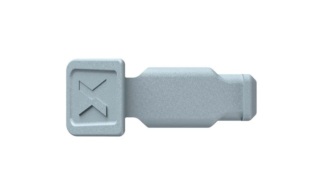 KNIPEX ColorCode Clips grau (10 Stück) 21 mm