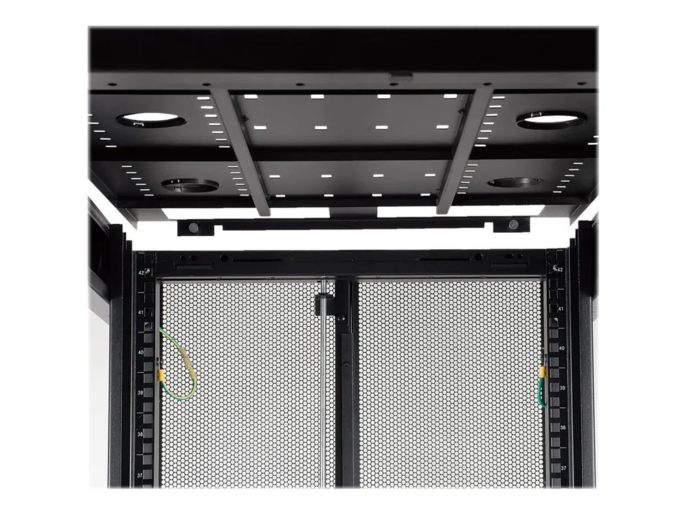Tripp Eaton Tripp Lite Series 42U Rack Enclosure Server Cabinet w/ Doors & Sides - Schrank Netzwerkschrank - Schwarz - 42HE - 48.3 cm (19")