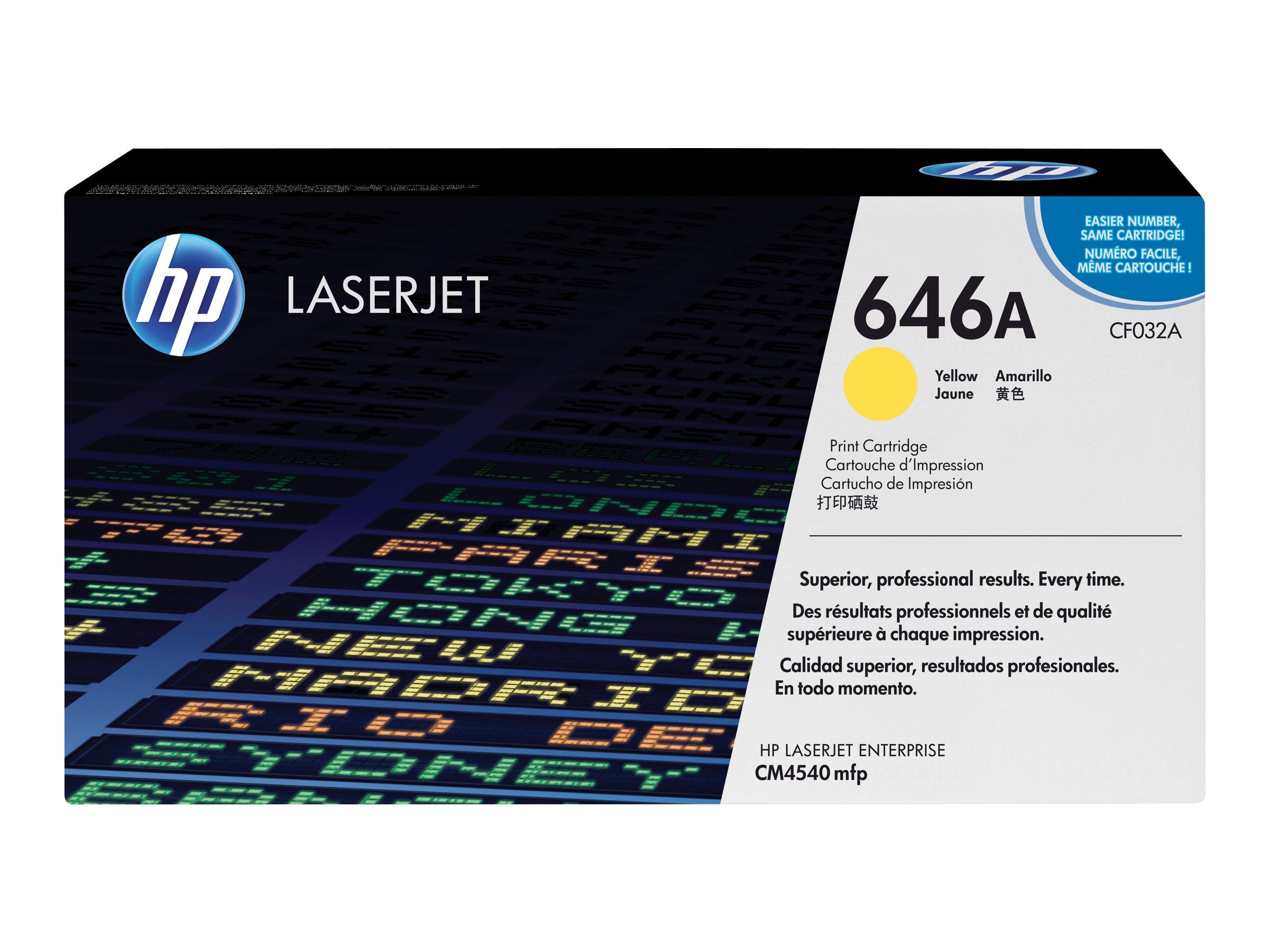 HP 646A - Gelb - original - LaserJet - Tonerpatrone (CF032A)