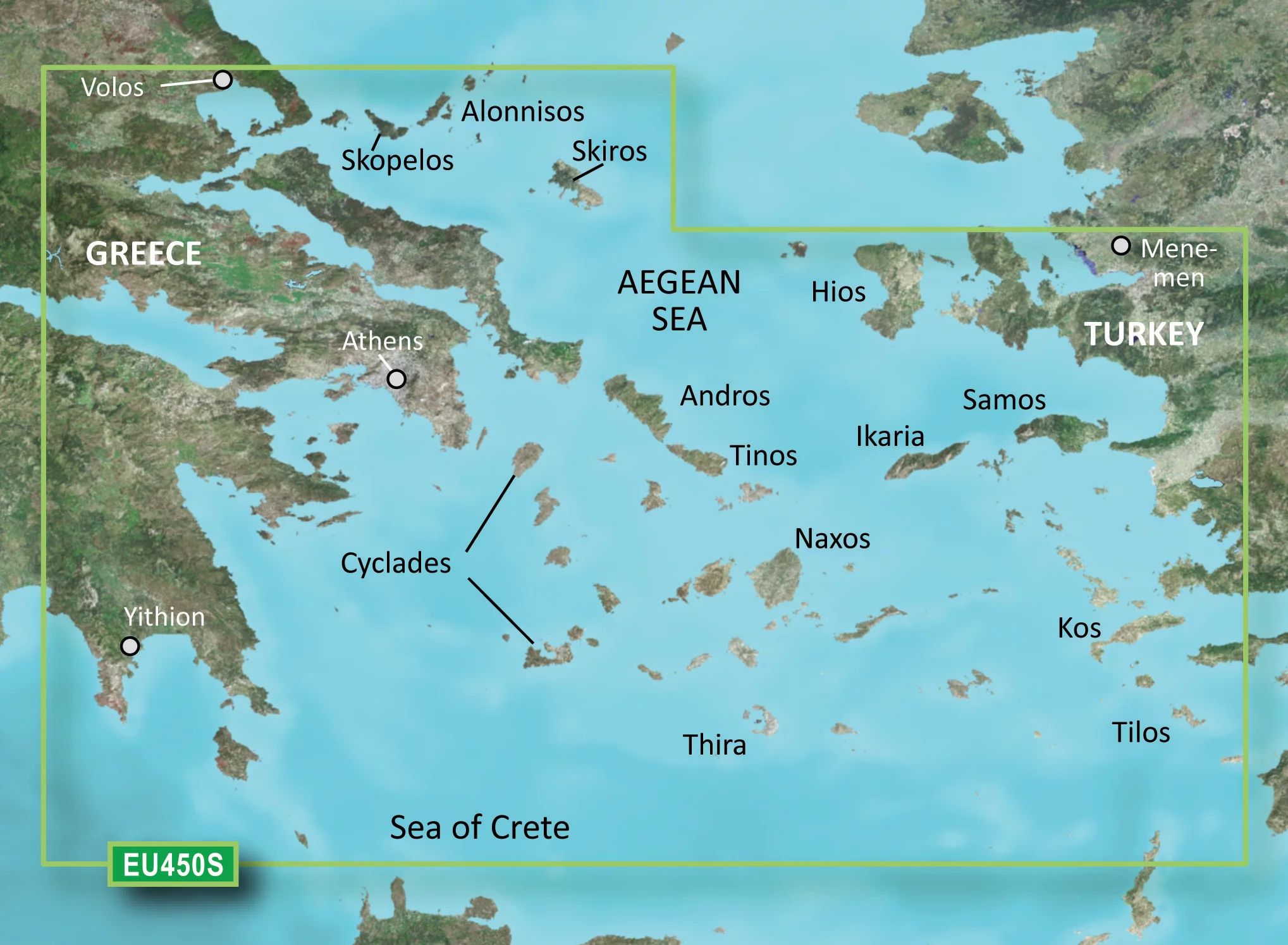 Garmin VEU450S-Athens & Cyclades