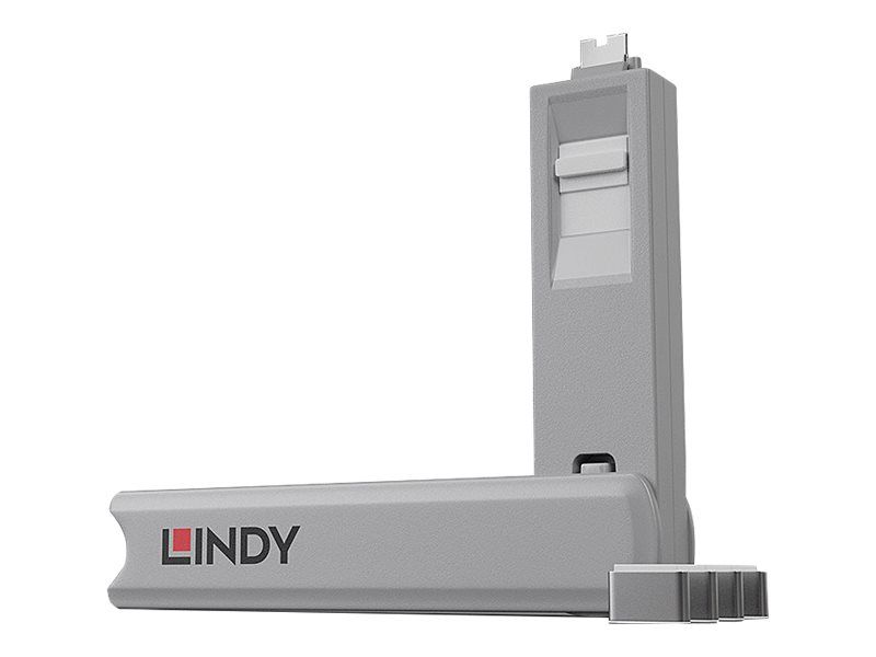Lindy Schloss für USB-C-Port - weiß