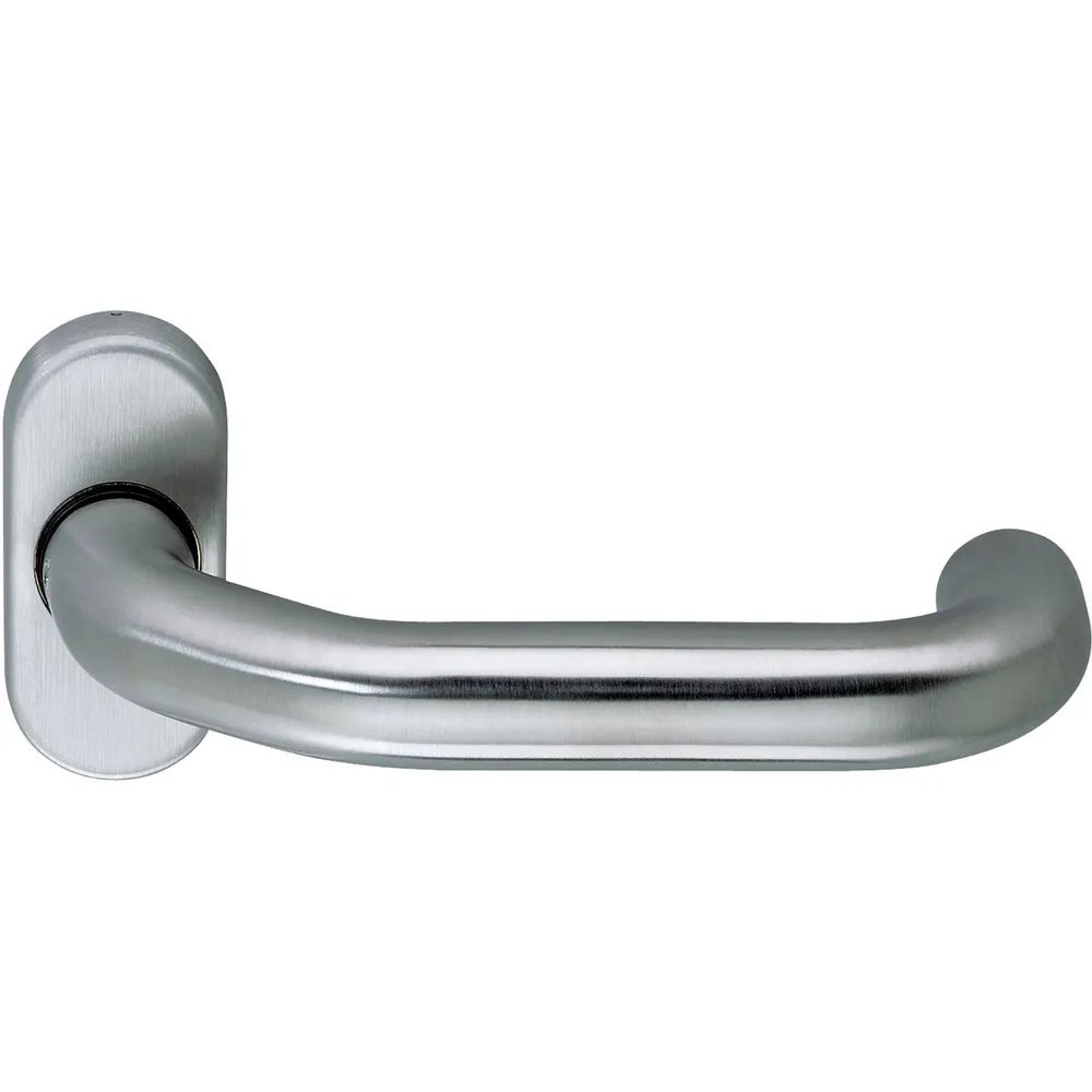 Eco Drückerlochteil D 116 - auf Rosette, VK: 8 mm, Edelstahl