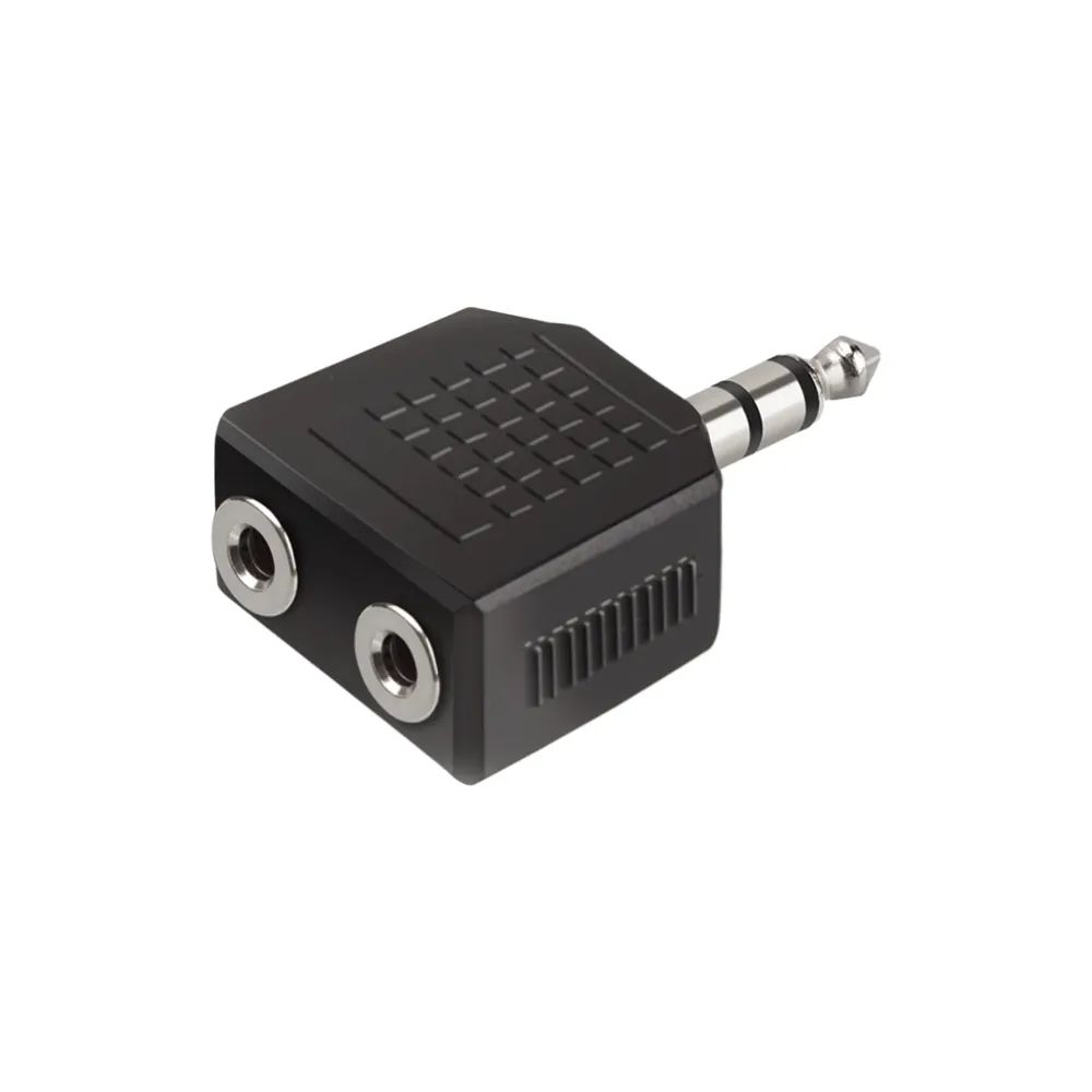 VIVANCO Y-Adapter Klinke, Stecker 3,5 mm -> 2x Buchse 3,5 mm