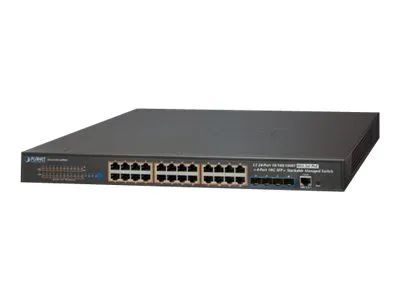 Planet SGS-6341-24P4X - Switch - L3 - managed - 24 x 10/100/1000 (PoE+)