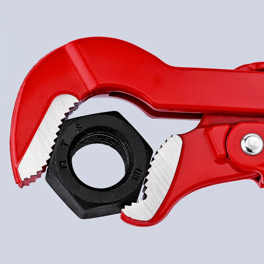 KNIPEX Rohrzange S-Maul rot pulverbeschichtet 570 mm
