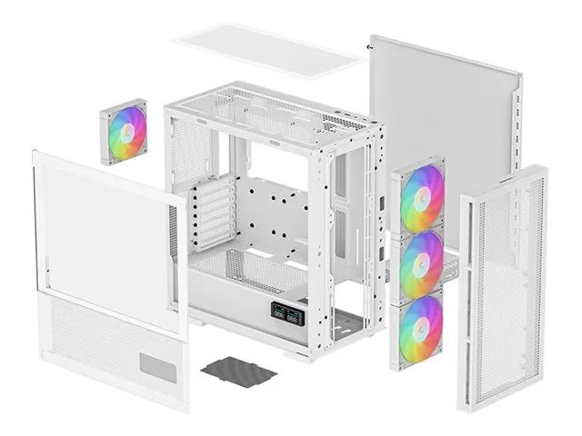 Deepcool CH560 Digital - Mid tower - E-ATX - Seitenteil mit Fenster (gehärtetes Glas)