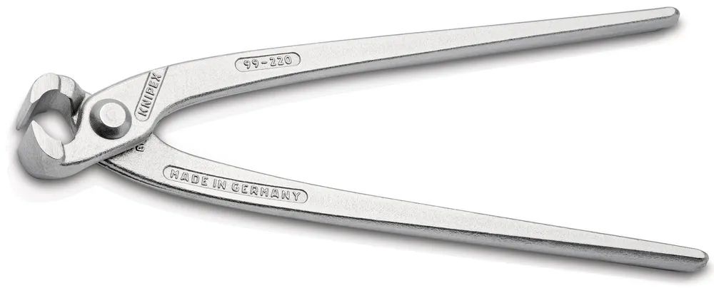 KNIPEX Monierzange (Rabitz- oder Flechterzange) glanzverzinkt 220 mm