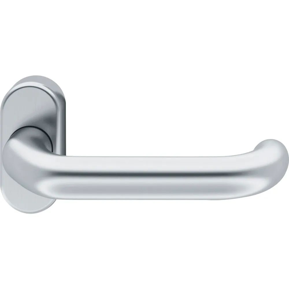 FSB Rahmentürdrücker 06 1146 Hochhaltefeder B ovale Rosette Edelstahl matt
